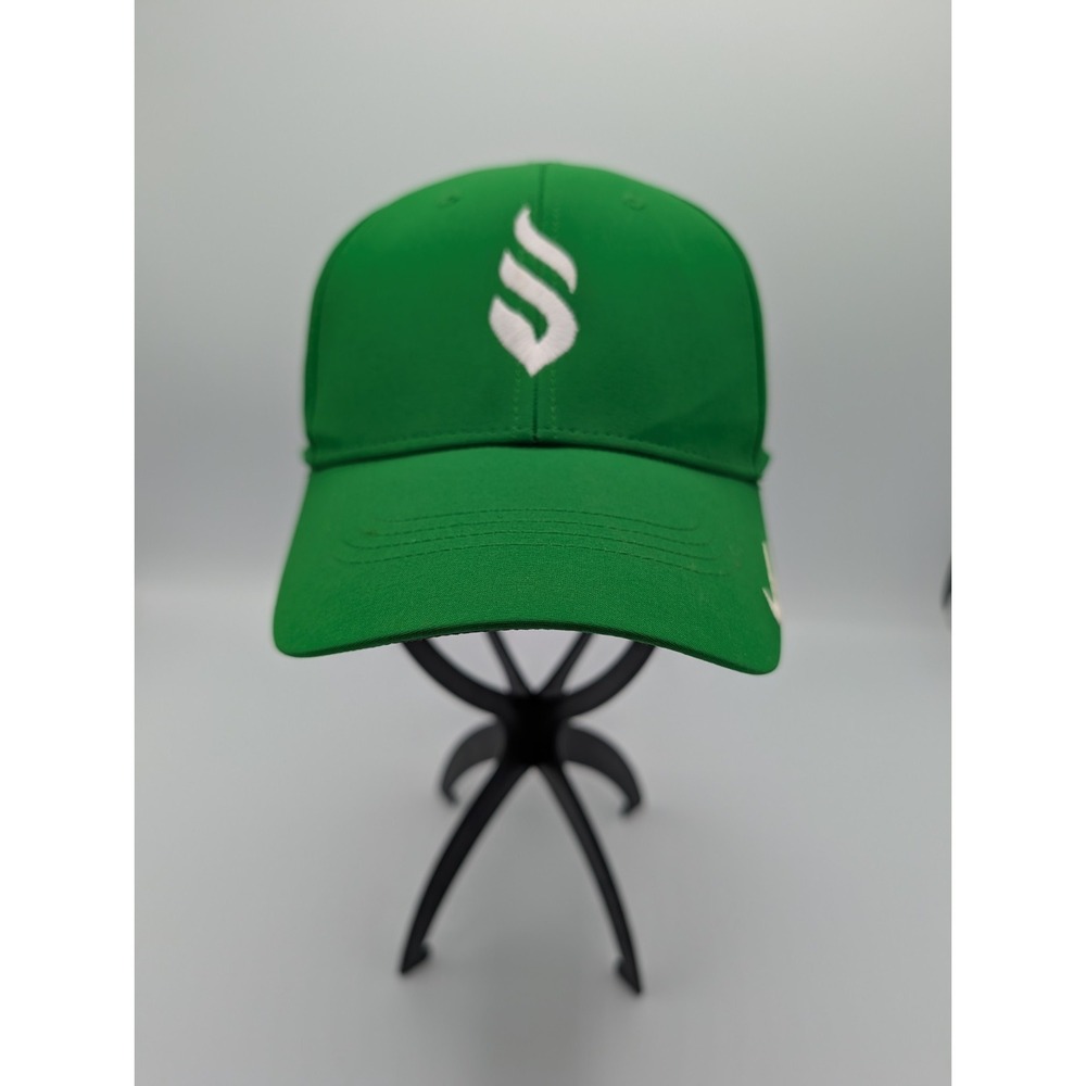 Nike hat mens adjustable green Dri Fit athletic Size M/L
